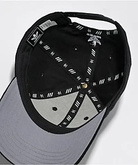 adidas Originals Trefoil Precurve Plus Black Corduroy Snapback Hat