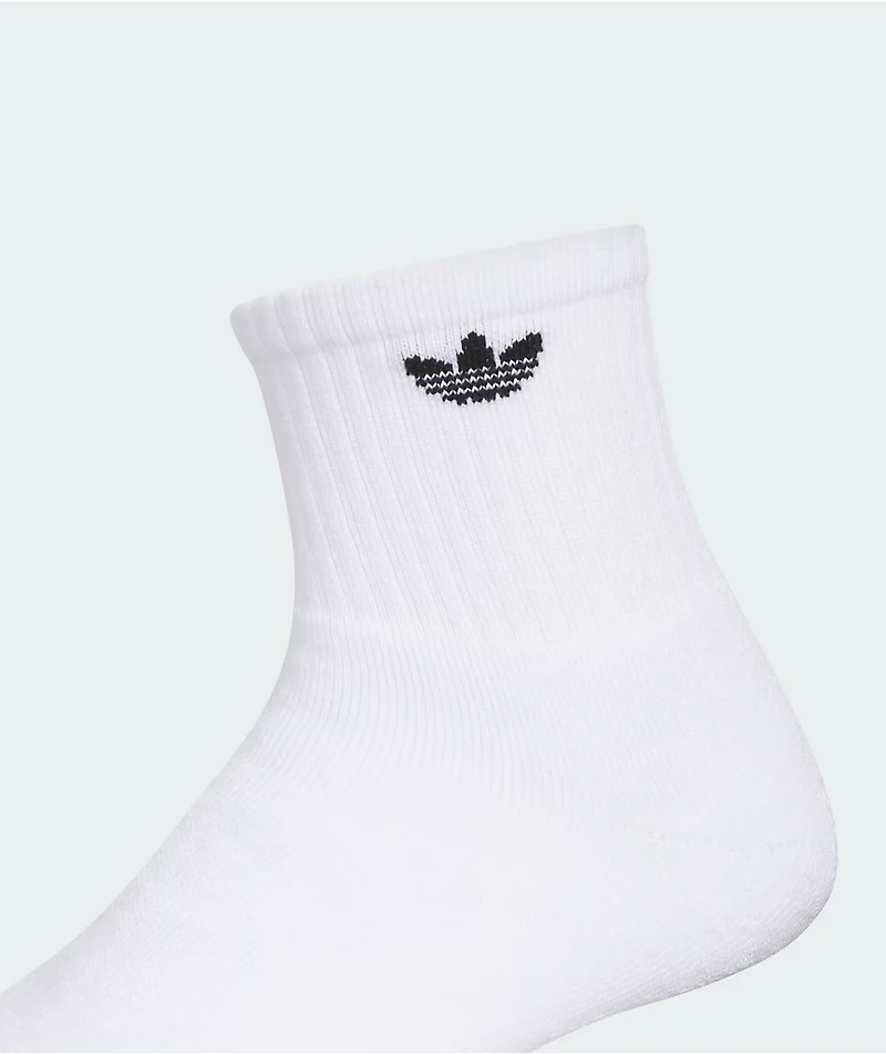 adidas Originals Trefoil White 6 Pack Crew Socks