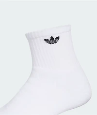 adidas Originals Trefoil White 6 Pack Crew Socks