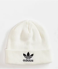 adidas Originals Trefoil White Beanie