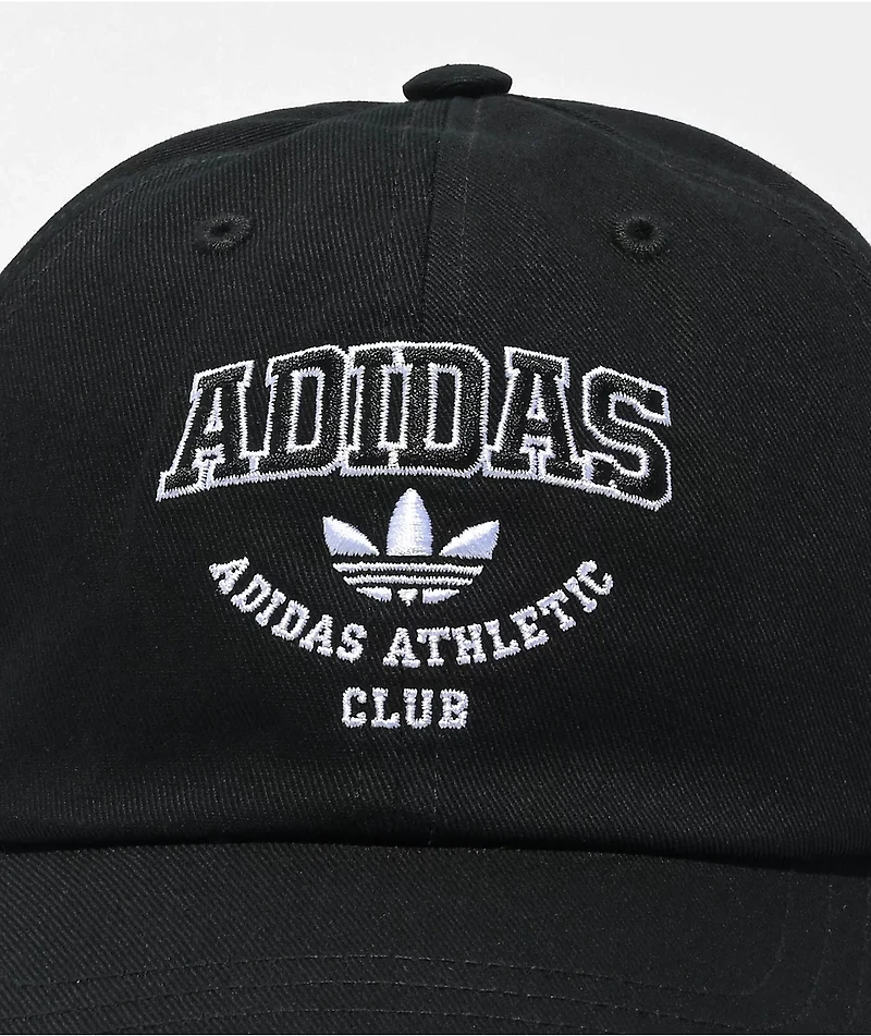 adidas Originals Varcity Relaxed Black Strapback Hat