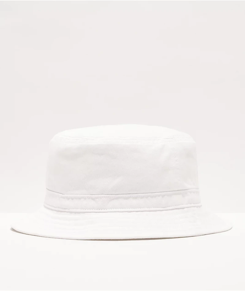 adidas Originals Washed White & Pink Bucket Hat