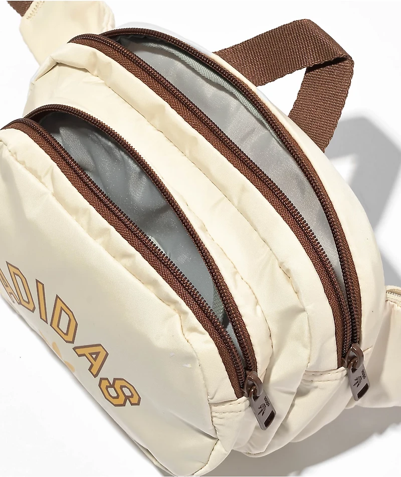 adidas Originals Wonder 2.0 White & Brown Fanny Pack