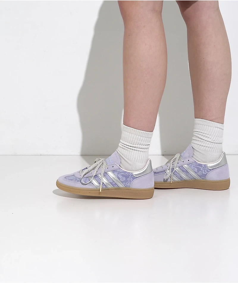 adidas Originals x Liberty London Handball Spezial Crystal Sky & Silver Metallic Shoes