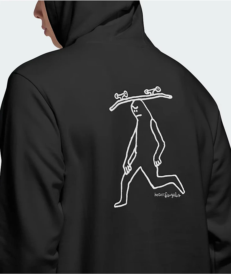 adidas Originals x Mark Gonzales Skate Head Black Hoodie