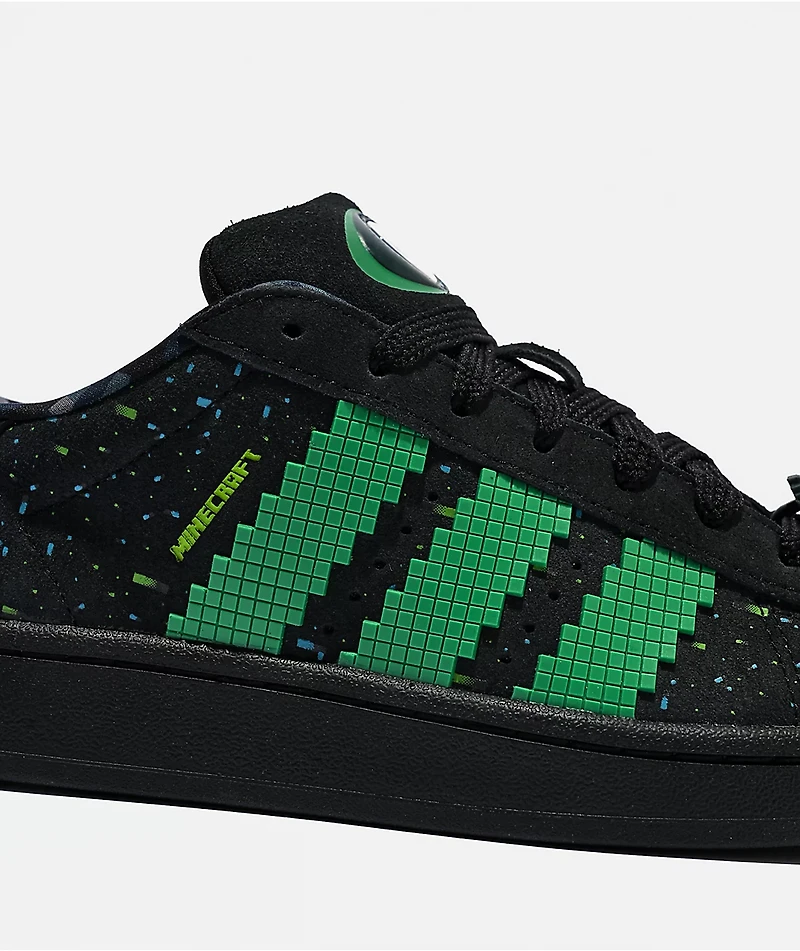 adidas Originals x Minecraft Kids Campus 00s Black & Green Shoes