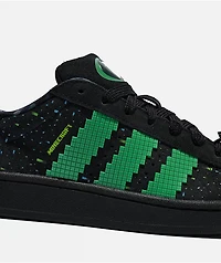 adidas Originals x Minecraft Kids Campus 00s Black & Green Shoes