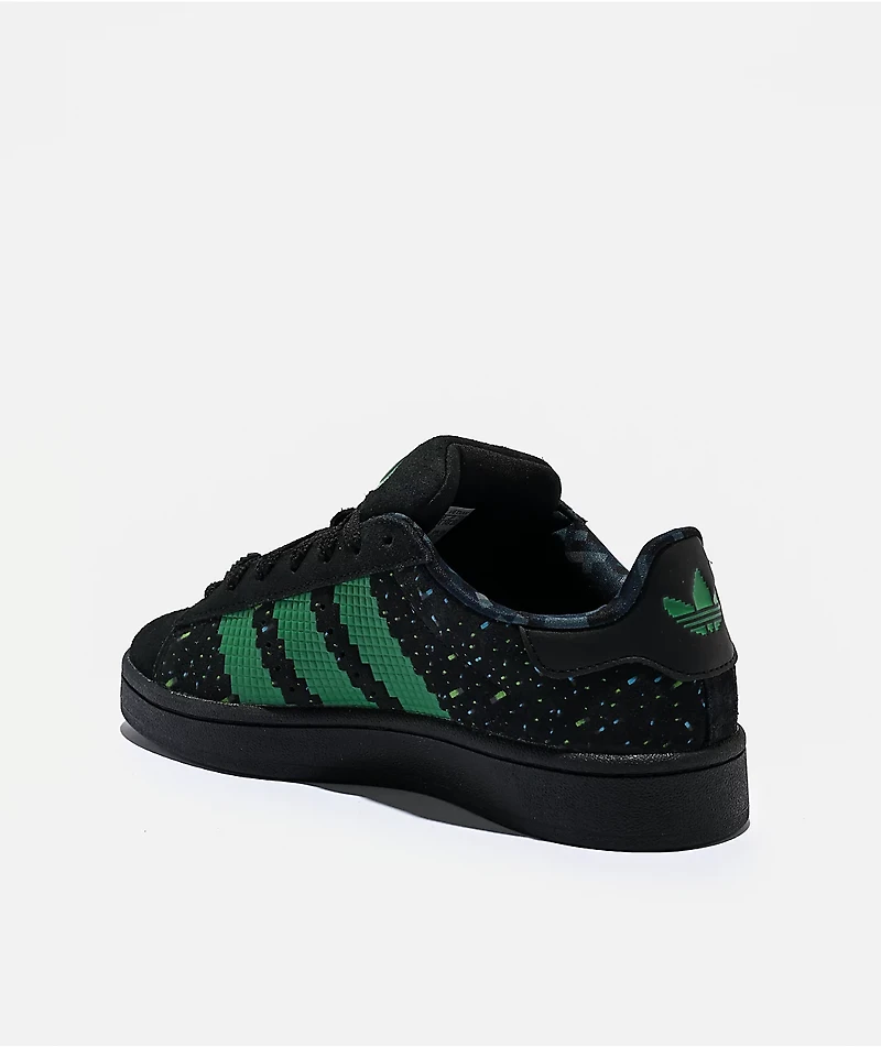 adidas Originals x Minecraft Kids Campus 00s Black & Green Shoes