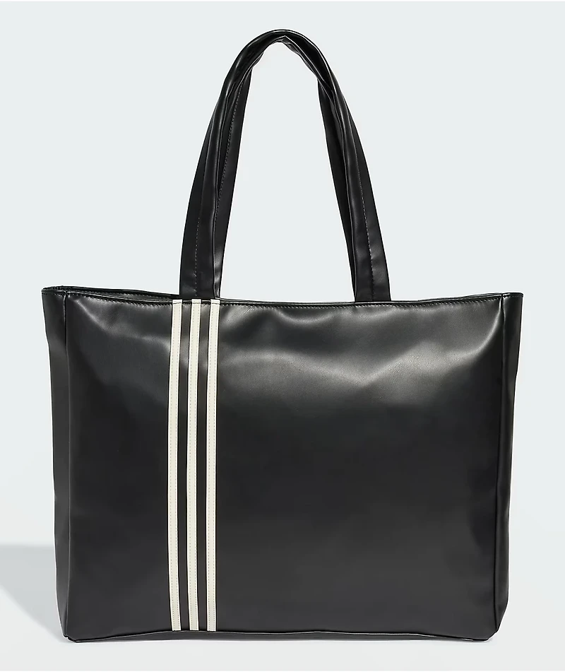 adidas Outline Trefoil Black & White Tote Bag