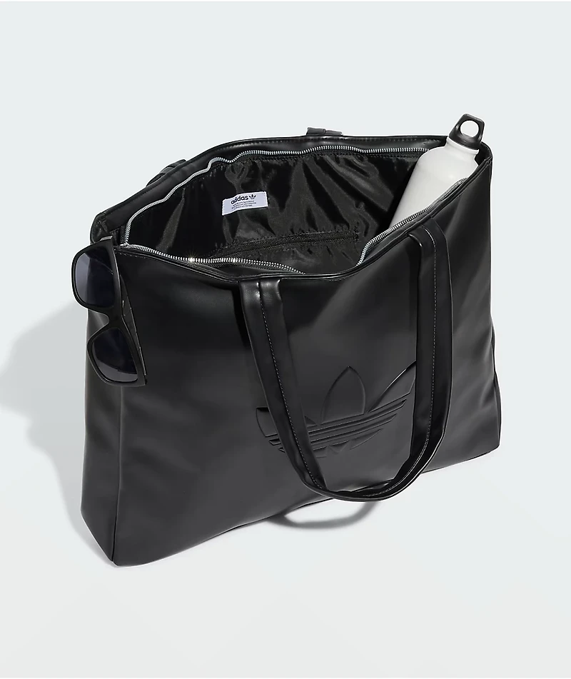 adidas Outline Trefoil Black & White Tote Bag