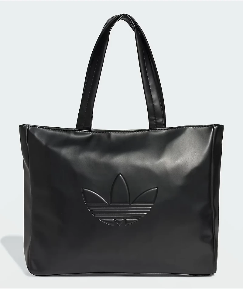 adidas Outline Trefoil Black & White Tote Bag