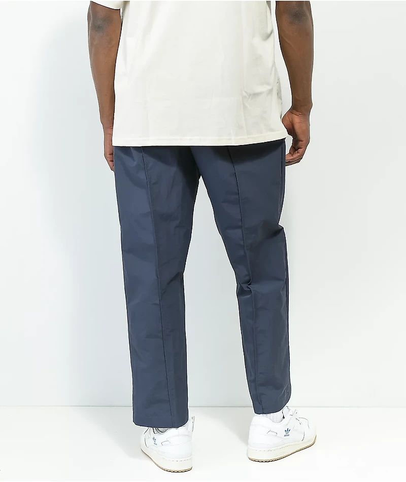 adidas Pintuck Navy Track Pants