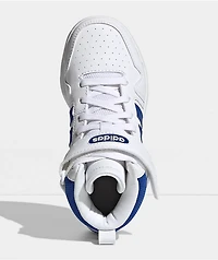 adidas Post Move Mid White & Royal Blue Skate Shoes