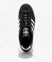 adidas Pro Model ADV Core Black & Crystal White High Top Skate Shoes