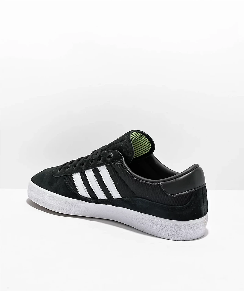 adidas Puig Black, White, & Lime Shoes