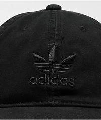 adidas Relaxed Black Strapback Hat