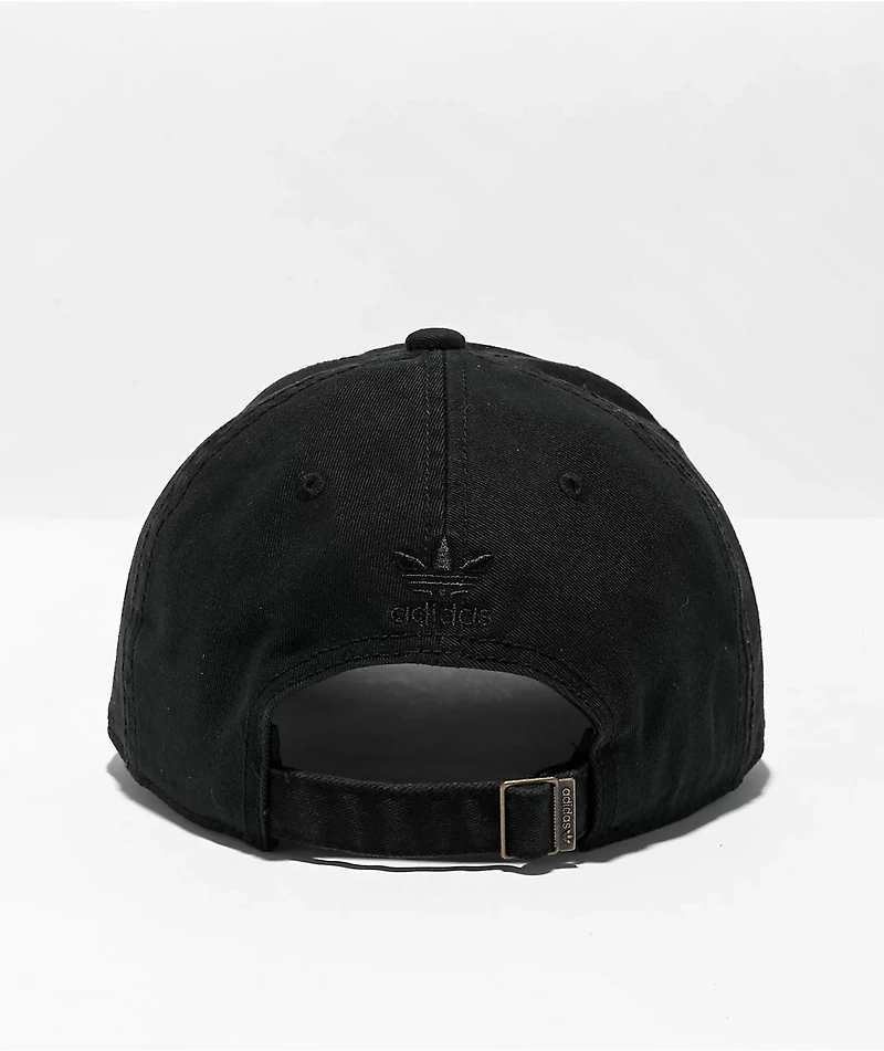 adidas Relaxed Black Strapback Hat