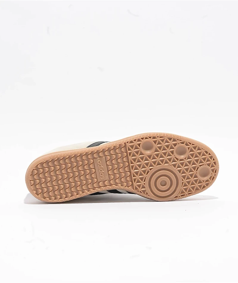adidas Samba ADV Alumina, Core Black, & Gum Skate Shoes