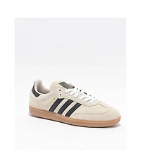 adidas Samba ADV Alumina, Core Black, & Gum Skate Shoes