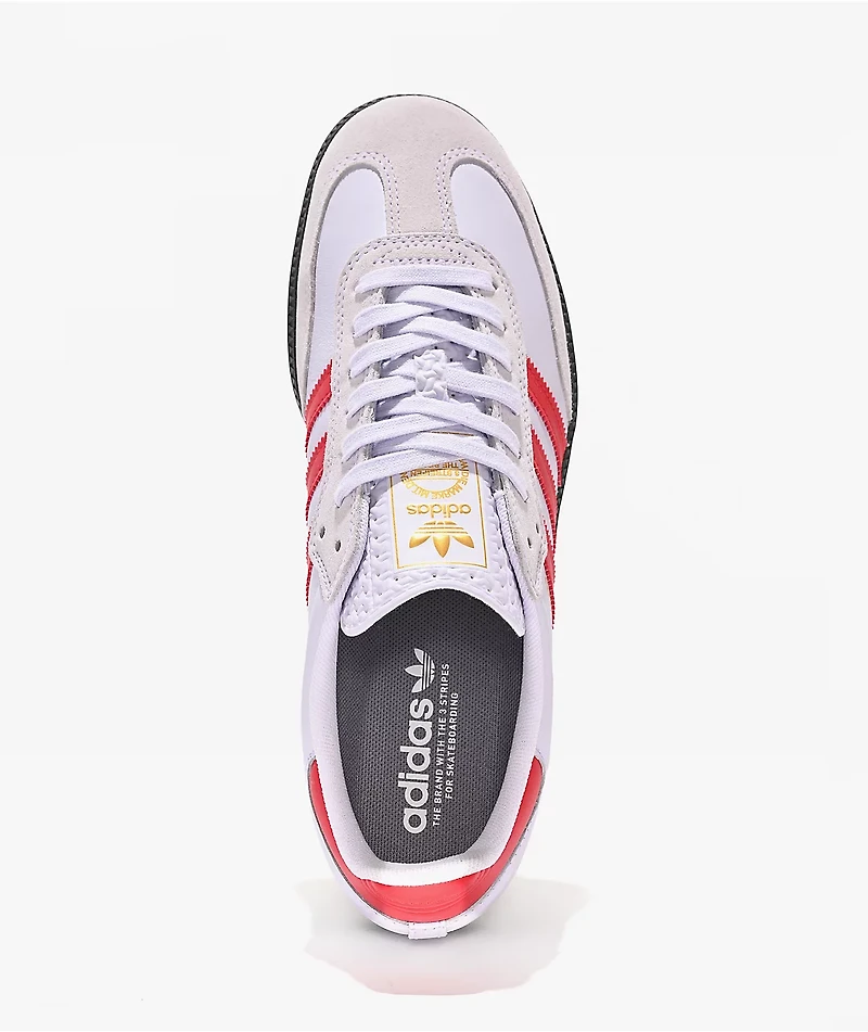 adidas Samba ADV Frozen Purple, Red & Black Skate Shoes