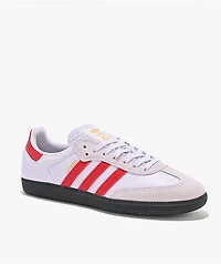 adidas Samba ADV Frozen Purple, Red & Black Skate Shoes