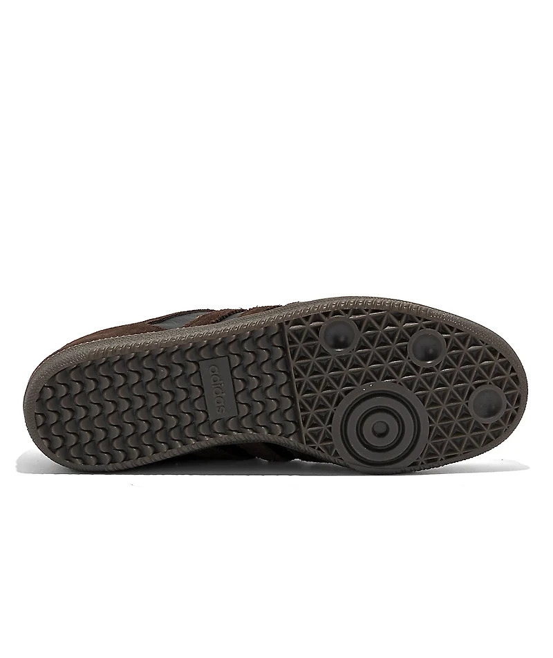 adidas Samba ADV x Kader Core Black, Brown & Gum Skate Shoes