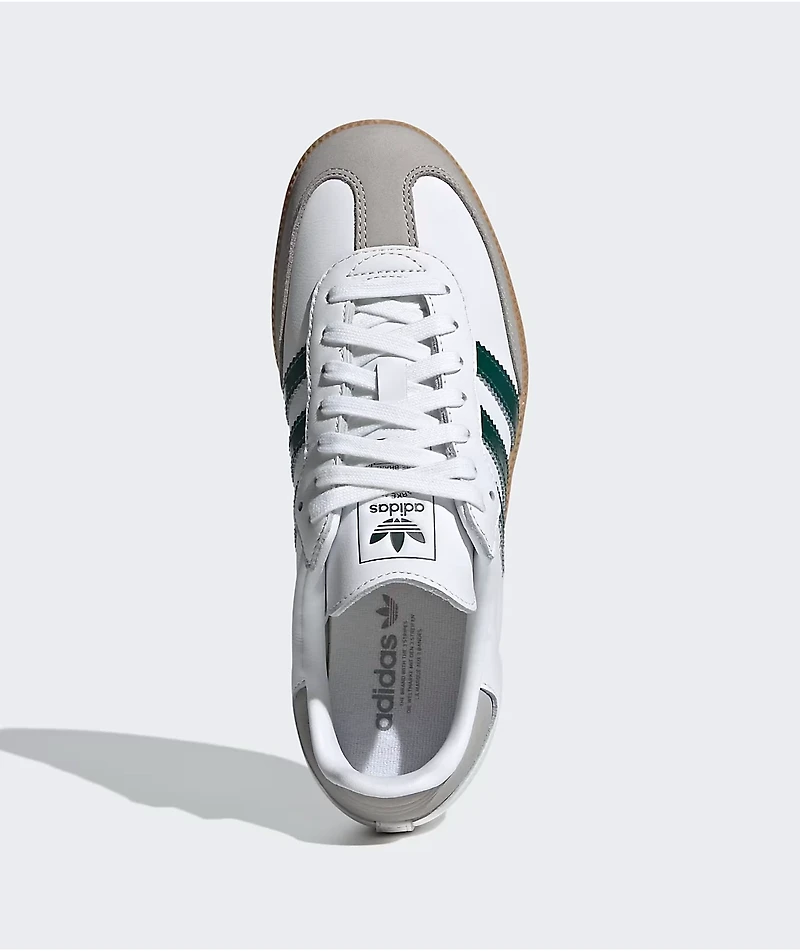 adidas Samba OG Cloud White & Green Shoes