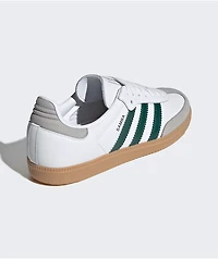 adidas Samba OG Cloud White & Green Shoes