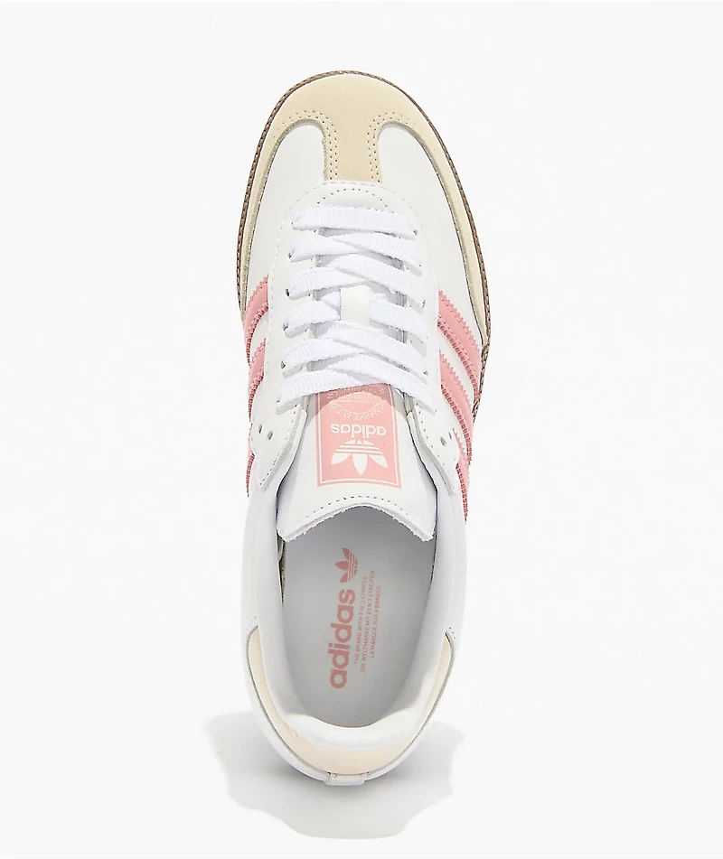 adidas Samba OG Cloud White & Mauve Shoes