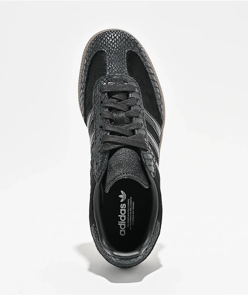 adidas Samba OG Pony Hair Core Black Skate Shoes