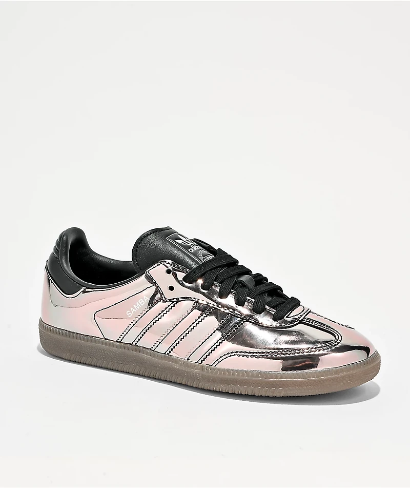 adidas Samba OG Silver & Gum Shoes