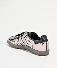 adidas Samba OG Silver & Gum Skate Shoes