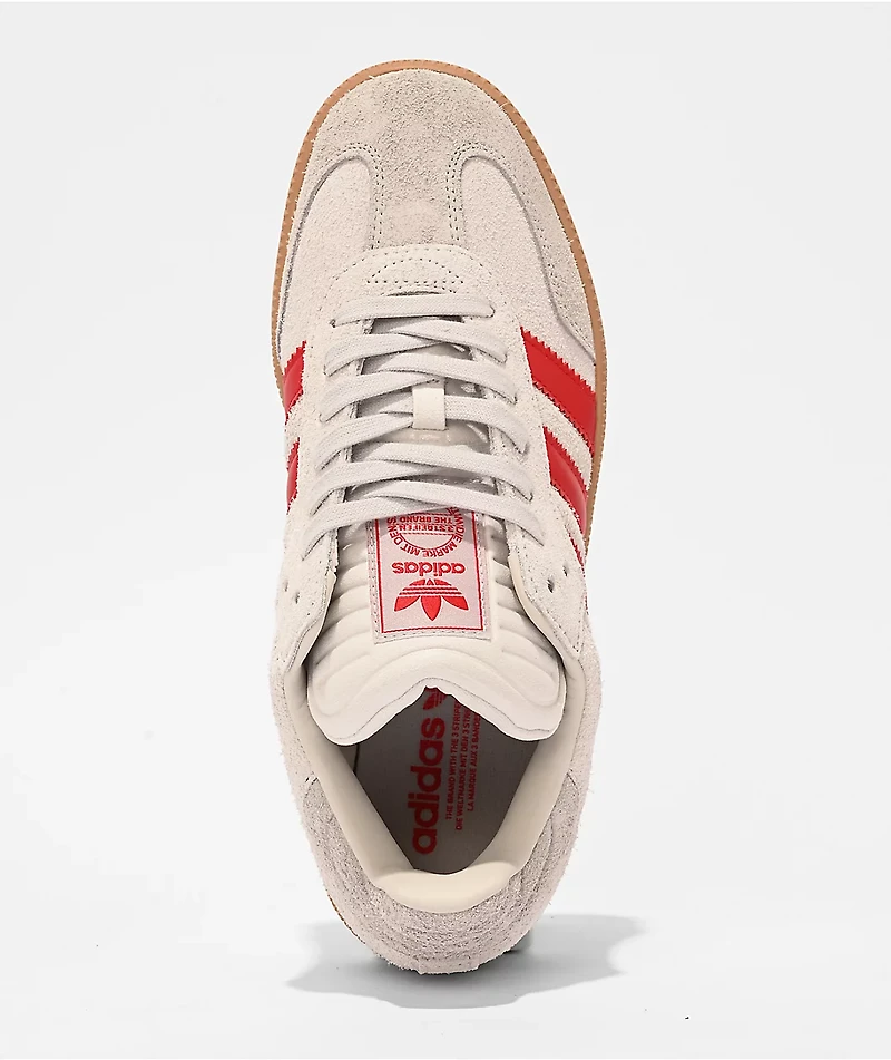 adidas Samba XLG Grey, Red & Gum Shoes