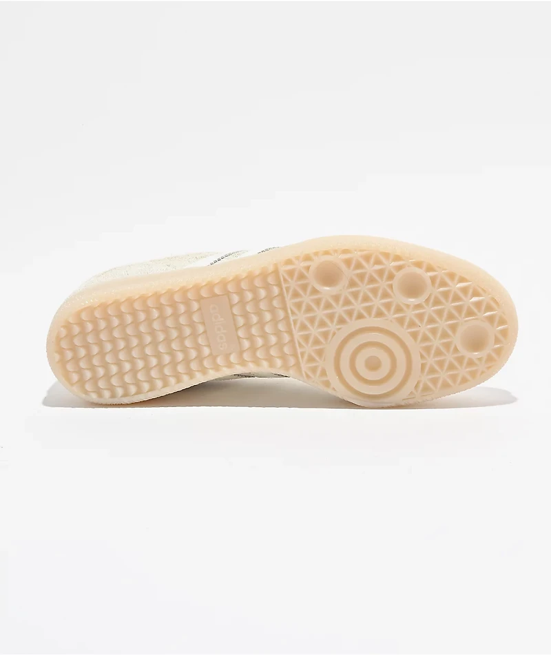adidas Sambo OG Pony Hair Off White & Crystal Linen Skate Shoes