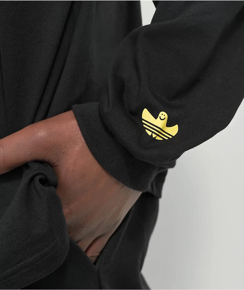 adidas Schmoofoil Painted Black Long Sleeve T-Shirt