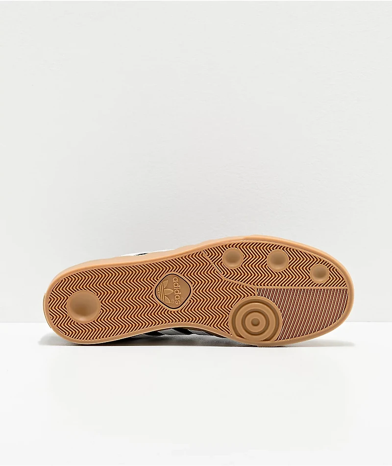 adidas Seeley Black, White & Gum Shoes