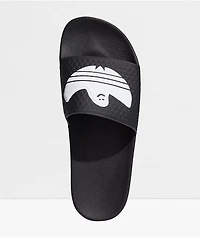 adidas Shmoofoil Black & White Slide Sandals