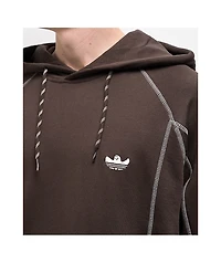 adidas Shmoofoil Dark Brown & Core White Featherweight Hoodie
