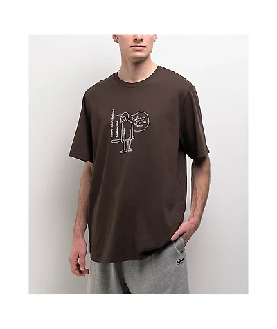 adidas Shmoofoil Out The Park Brown T-Shirt