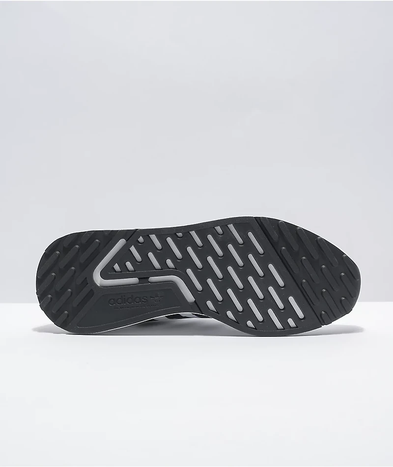 adidas Smooth Runner White, Black & Grey shoes