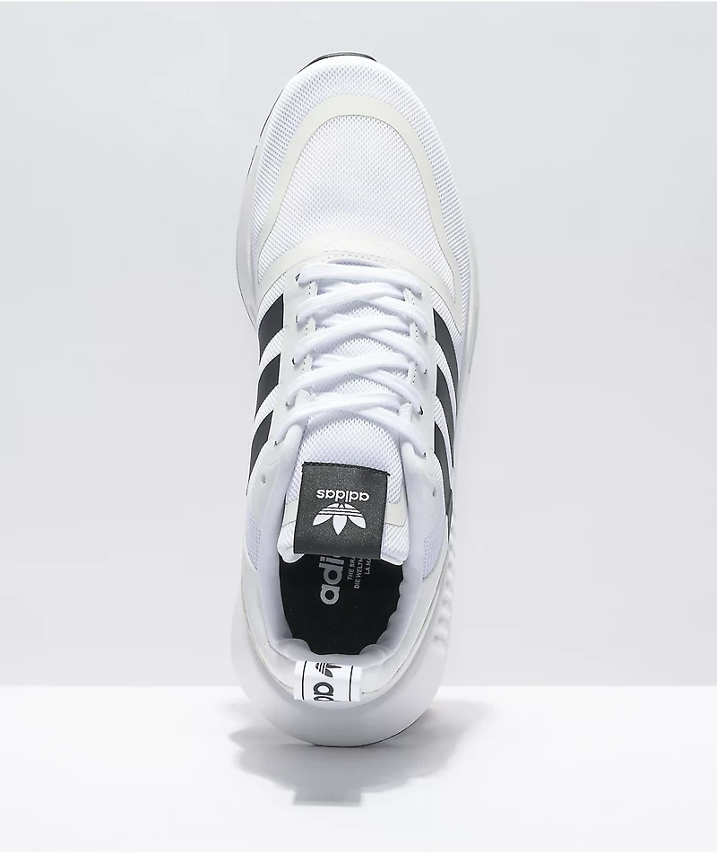 adidas Smooth Runner White, Black & Grey shoes