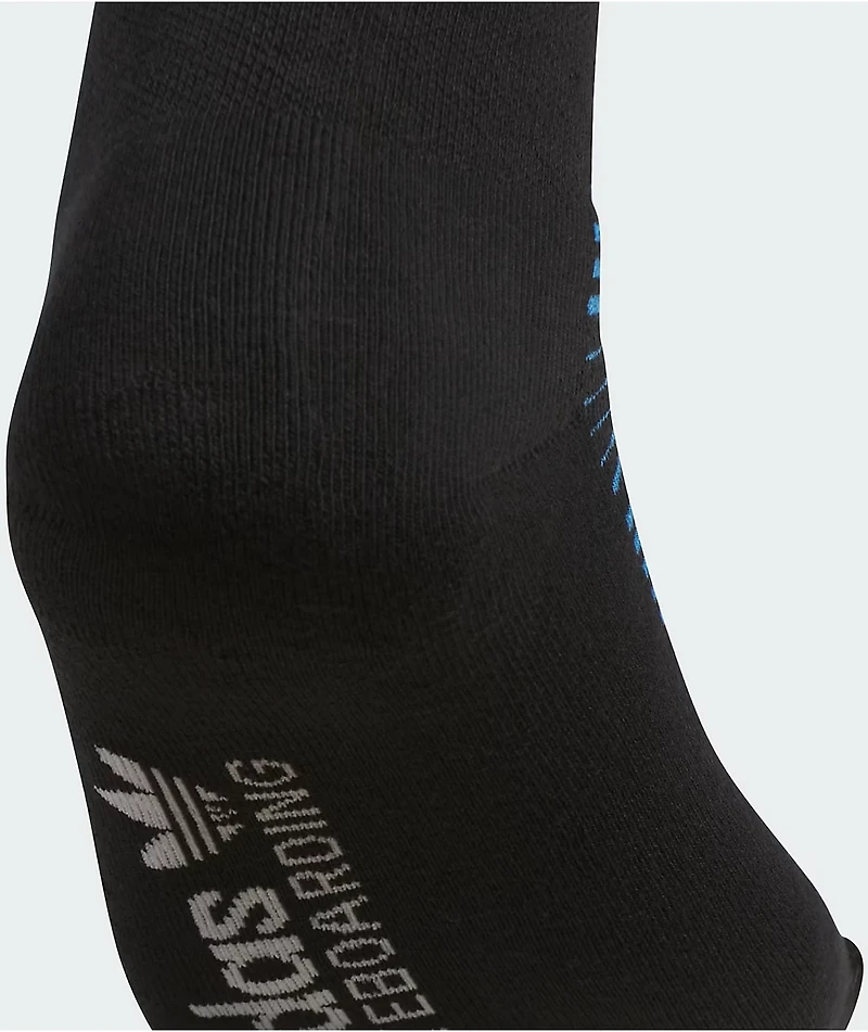 adidas Sp33dline Black & Blue Crew Socks