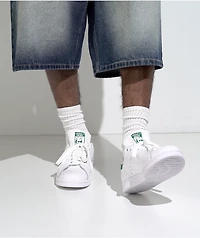 adidas Stan Smith White & Green Shoes