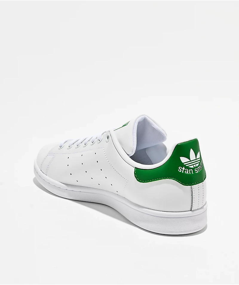 adidas Stan Smith White & Green Shoes