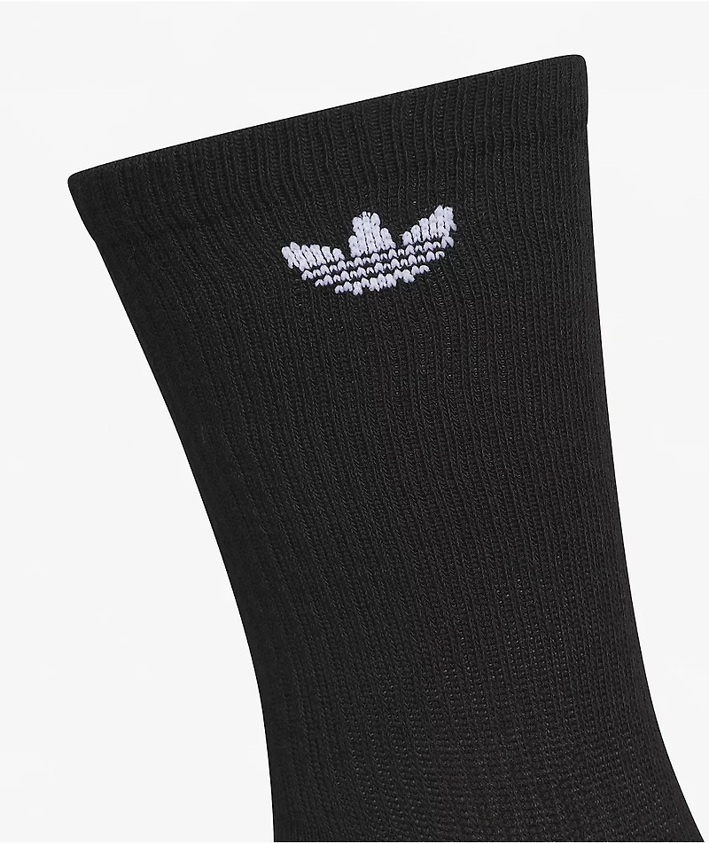 adidas Superlite 6 Pack Black, White & Grey Crew Socks