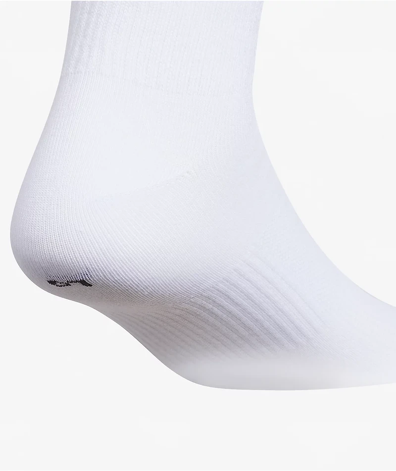 adidas Superlite 6 Pack White Crew Socks