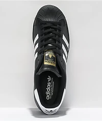 adidas Superstar ADV Black & White Skate Shoes