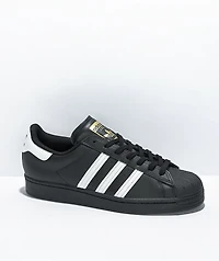 adidas Superstar ADV Black & White Skate Shoes