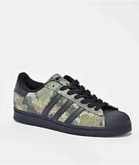 adidas Superstar ADV Camo & Black Skate Shoes