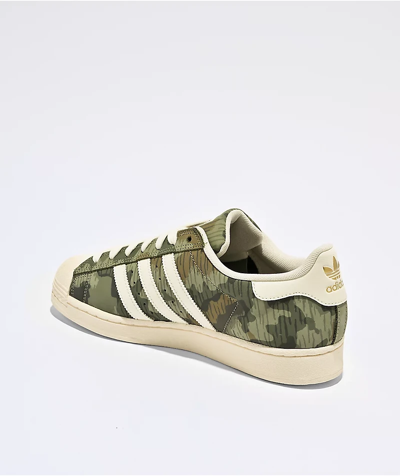 adidas Superstar ADV Camo & White Skate Shoes